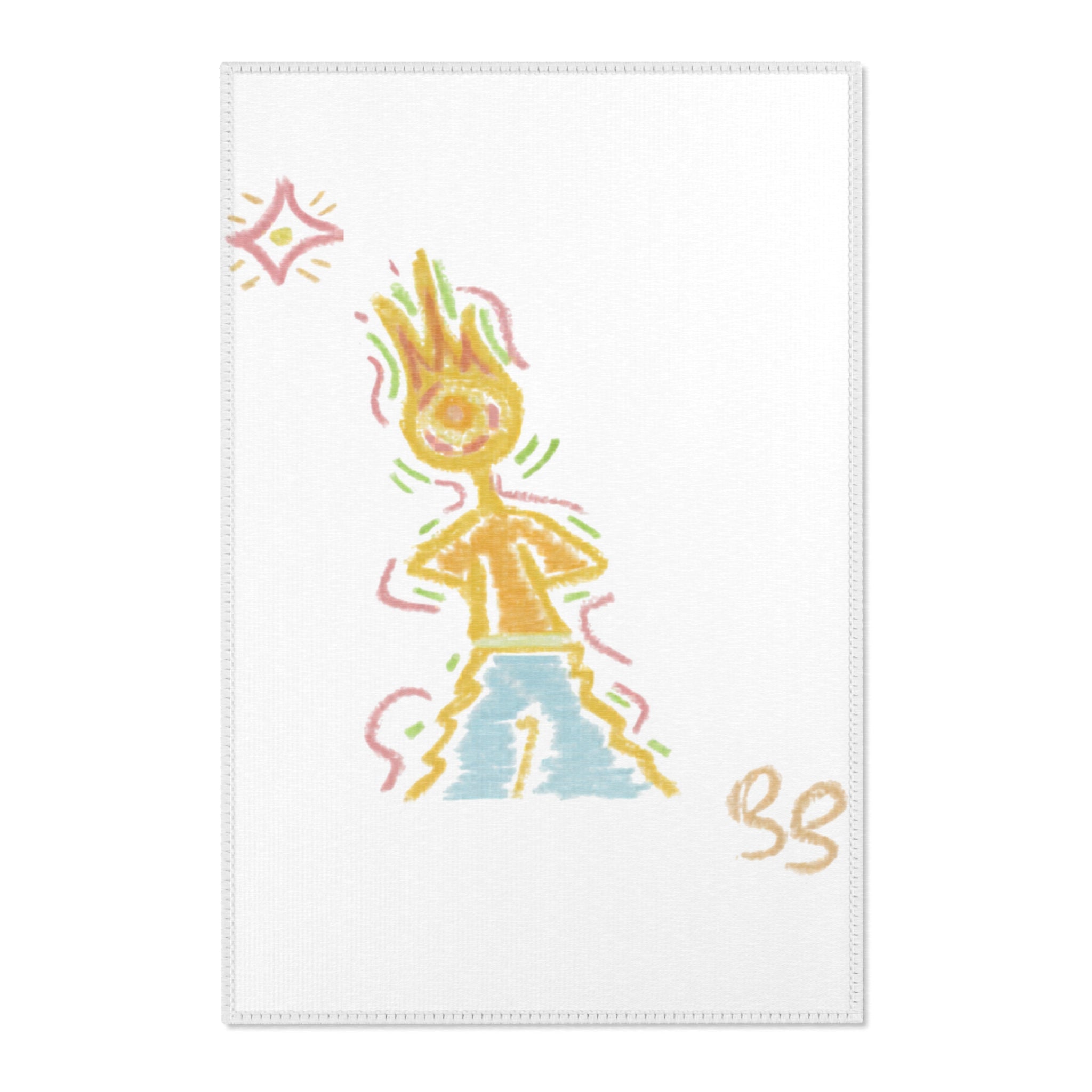 “Flame” Area Rug