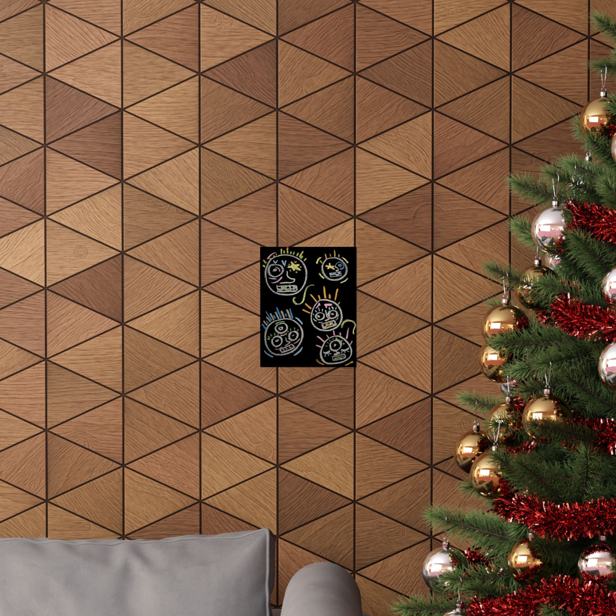 “Spaces and Faces” Poster