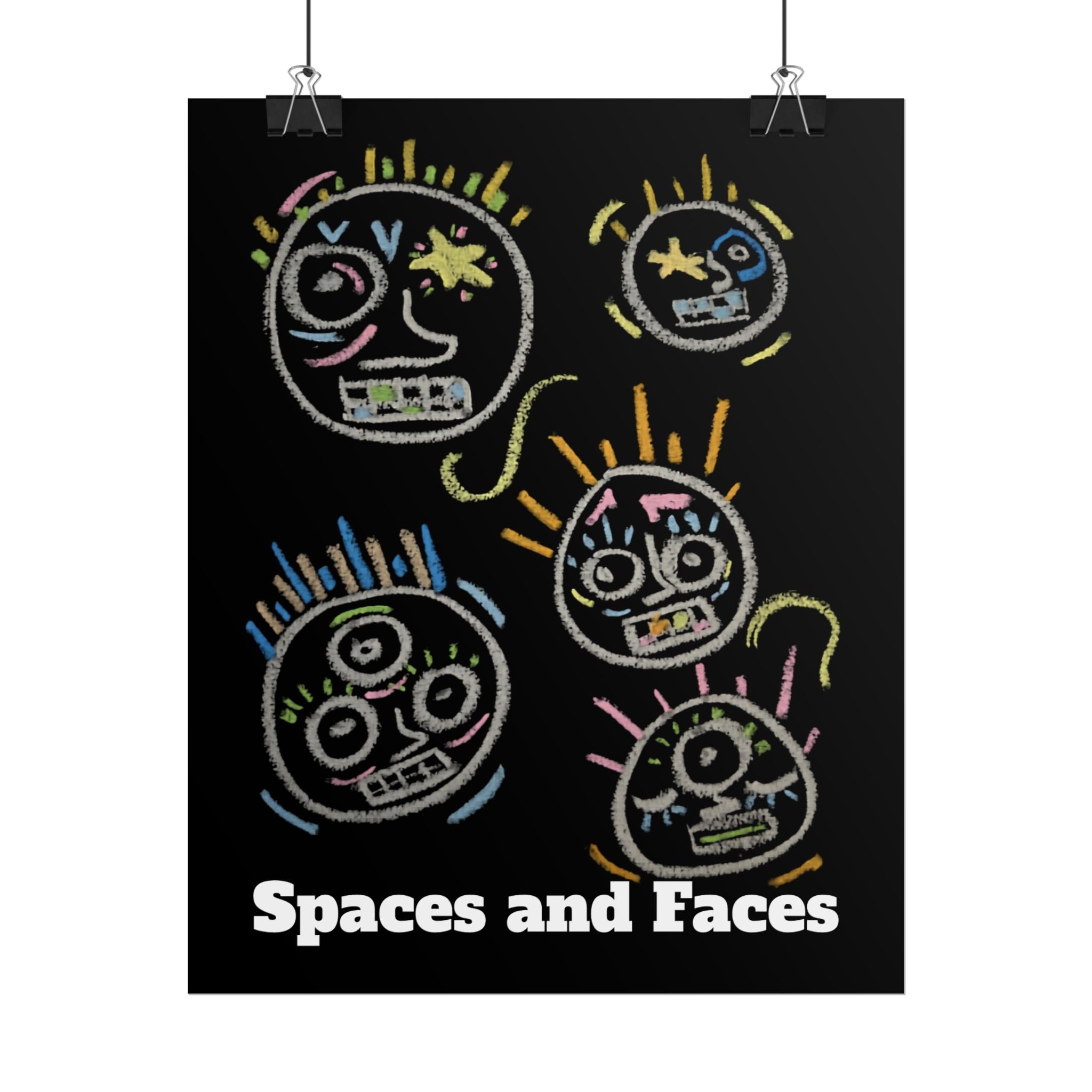 “Spaces and Faces” Poster