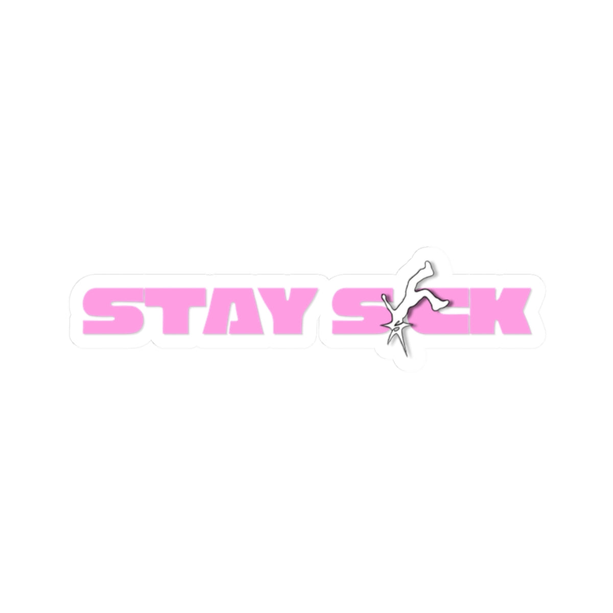 Pink Jumpman Sticker