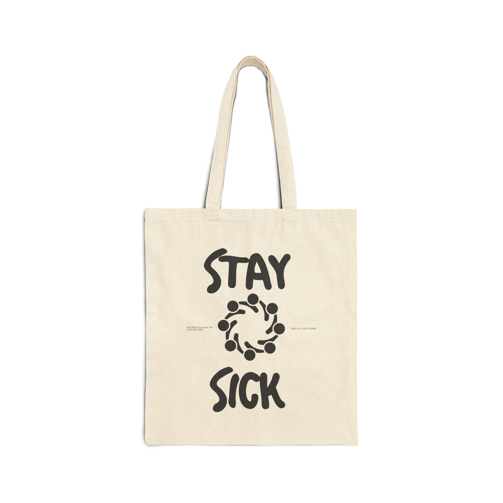 End Ice Canvas Tote Bag