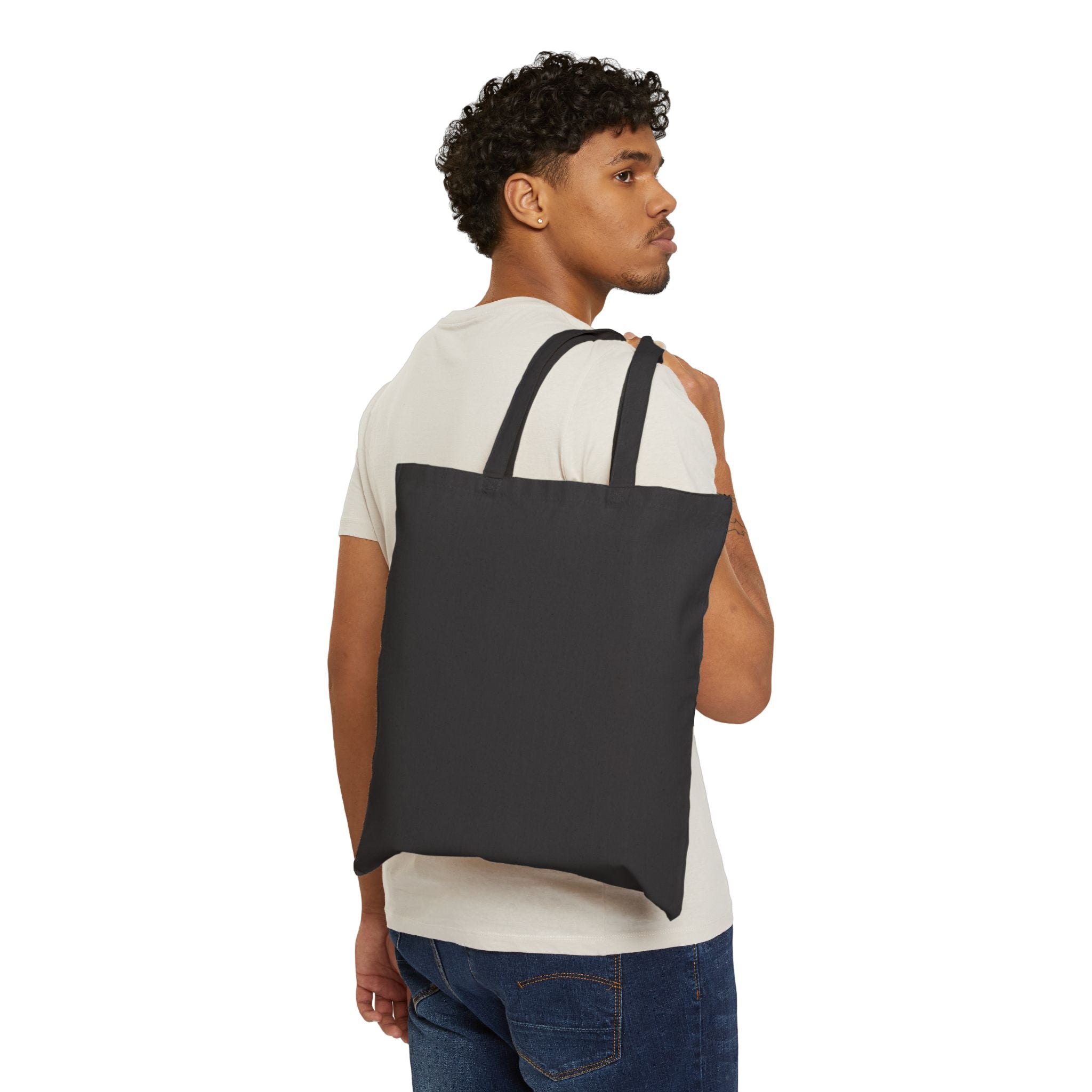 Green Jumpan Canvas Tote Bag