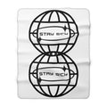 STAY S!CK Worldwide Sherpa Fleece Blanket