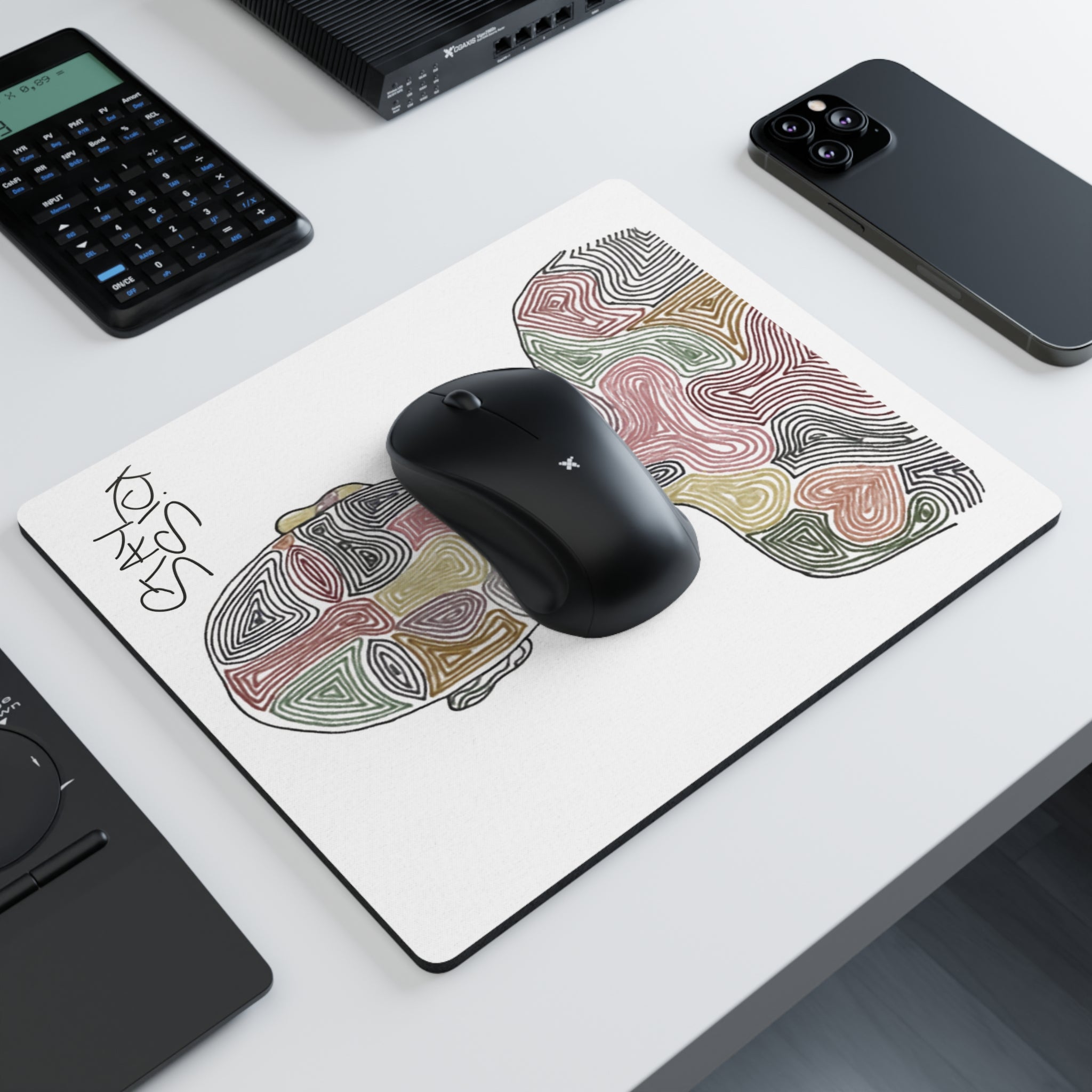 “Vibrations” Mouse Pad
