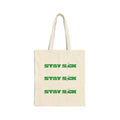 Green Jumpan Canvas Tote Bag