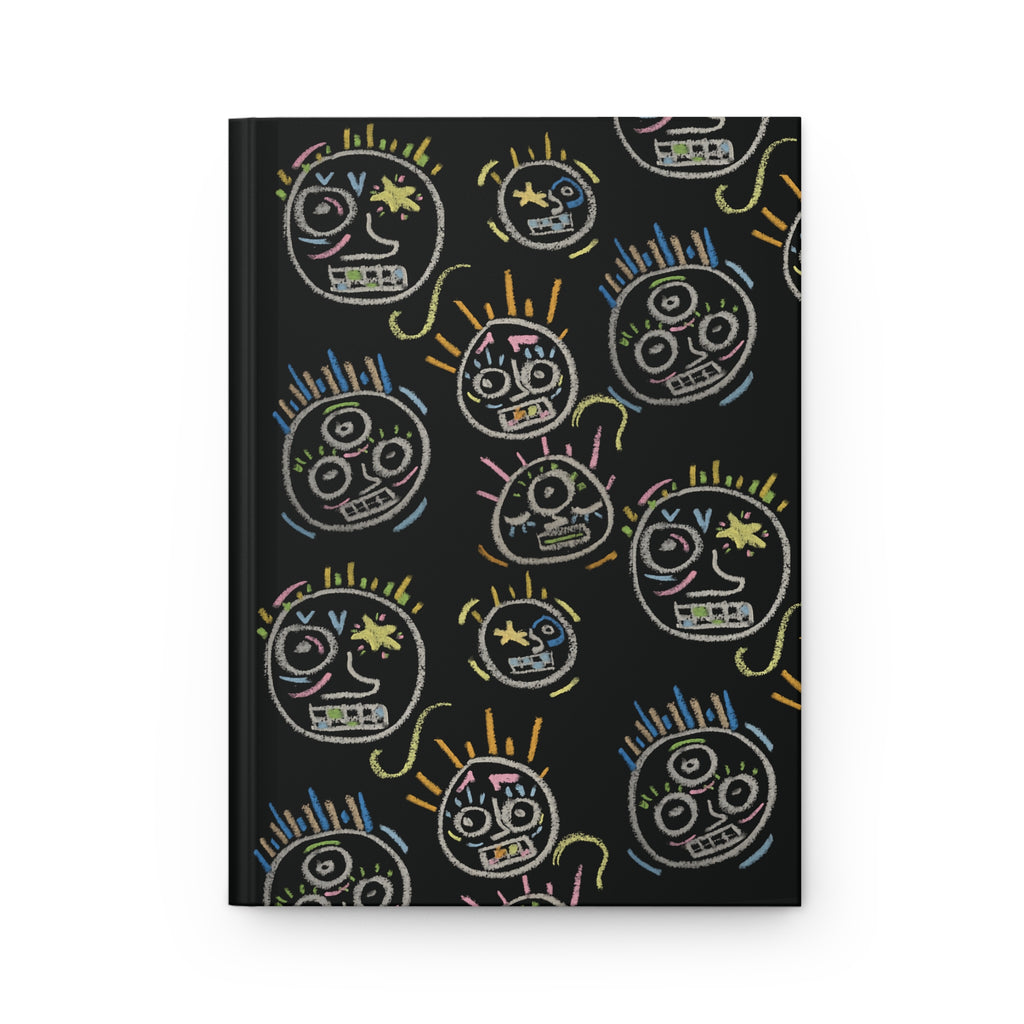 “Spaces and Faces” Hardcover Journal