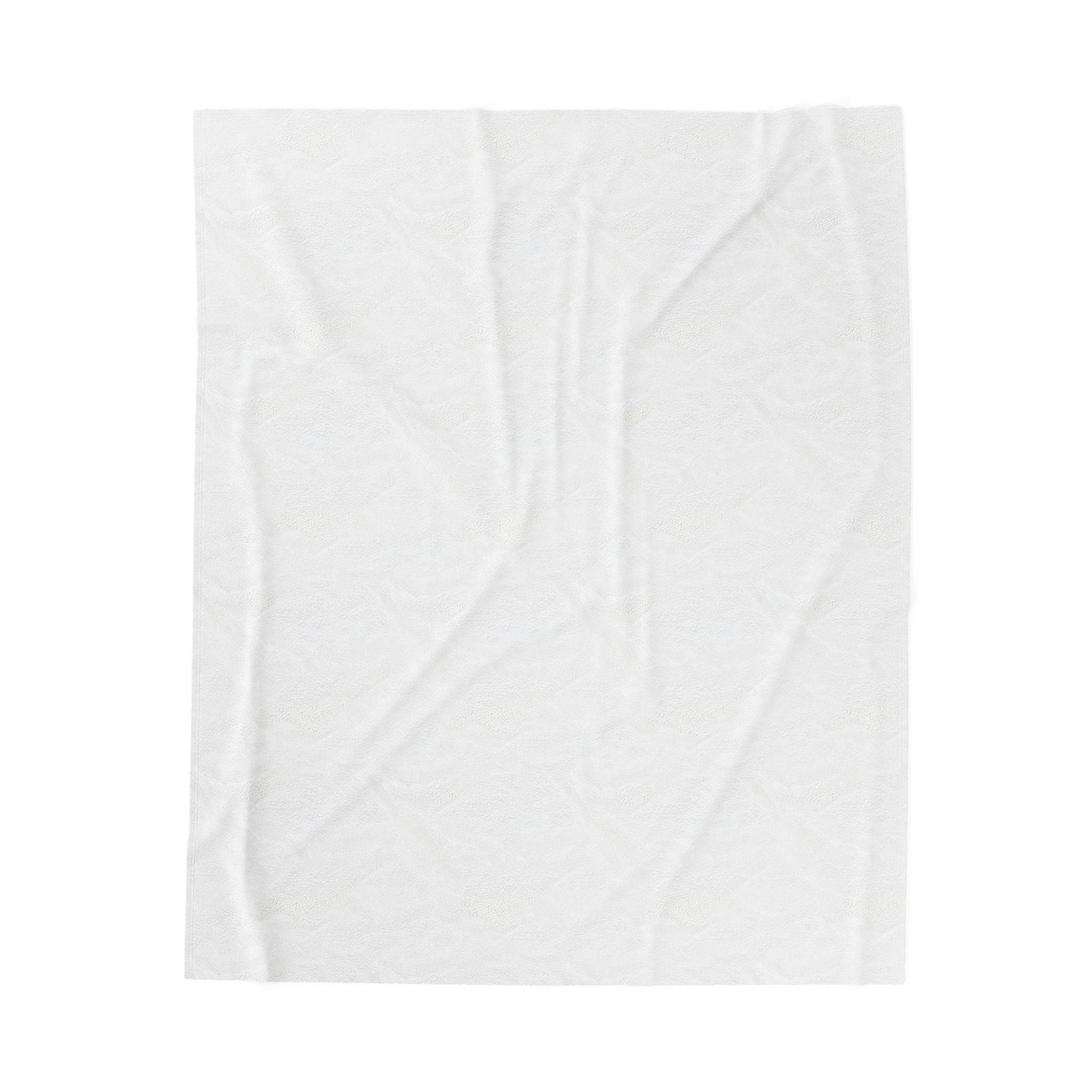 “Spaces and Faces” Plush Blanket