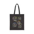 “Spaces and Faces” Canvas Tote Bag