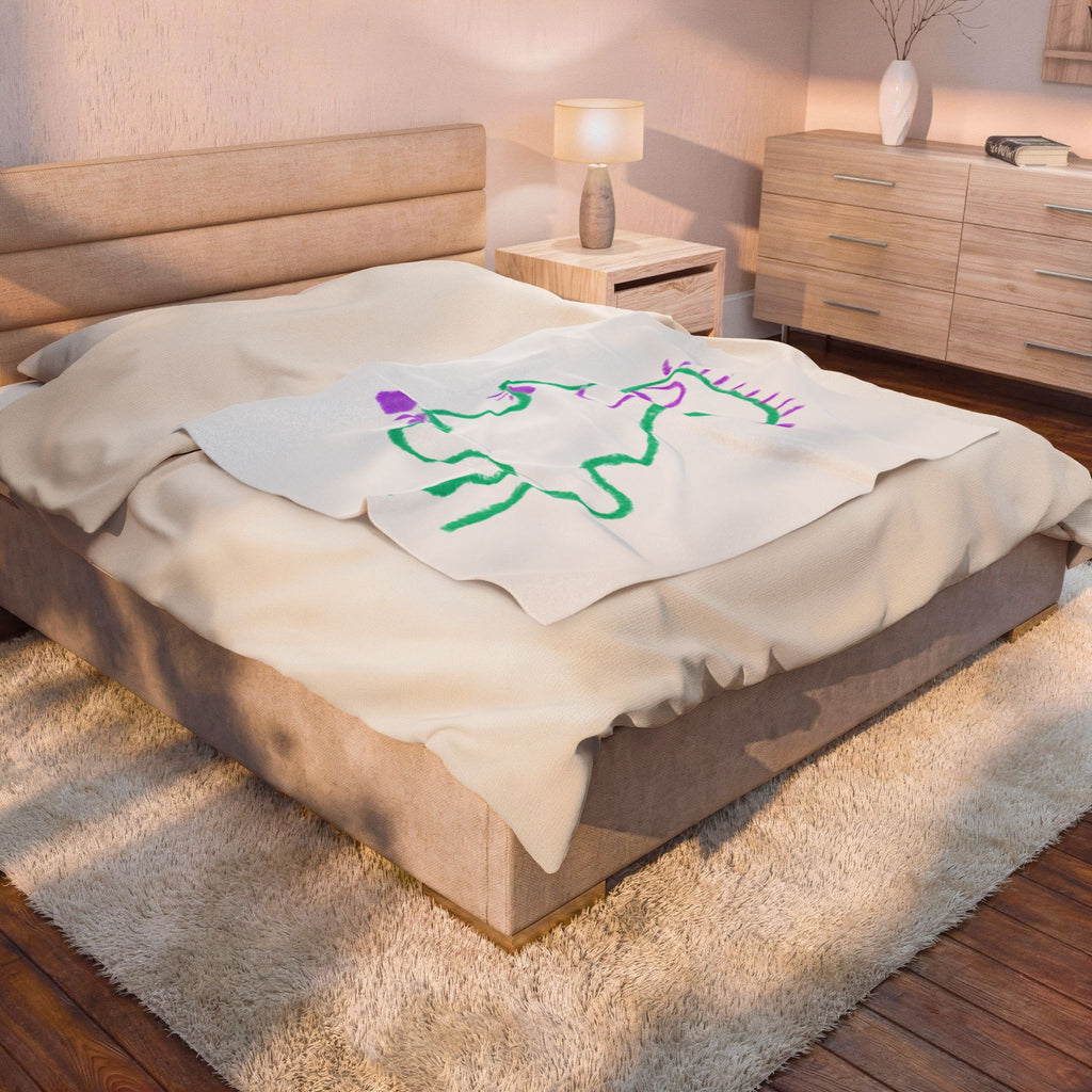 “Big Head” Plush Blanket