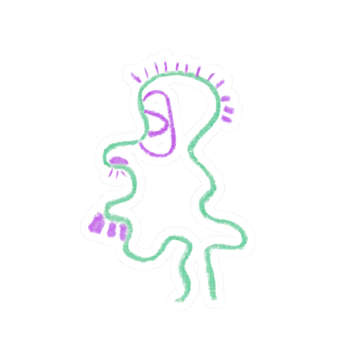 “Big Head” Sticker