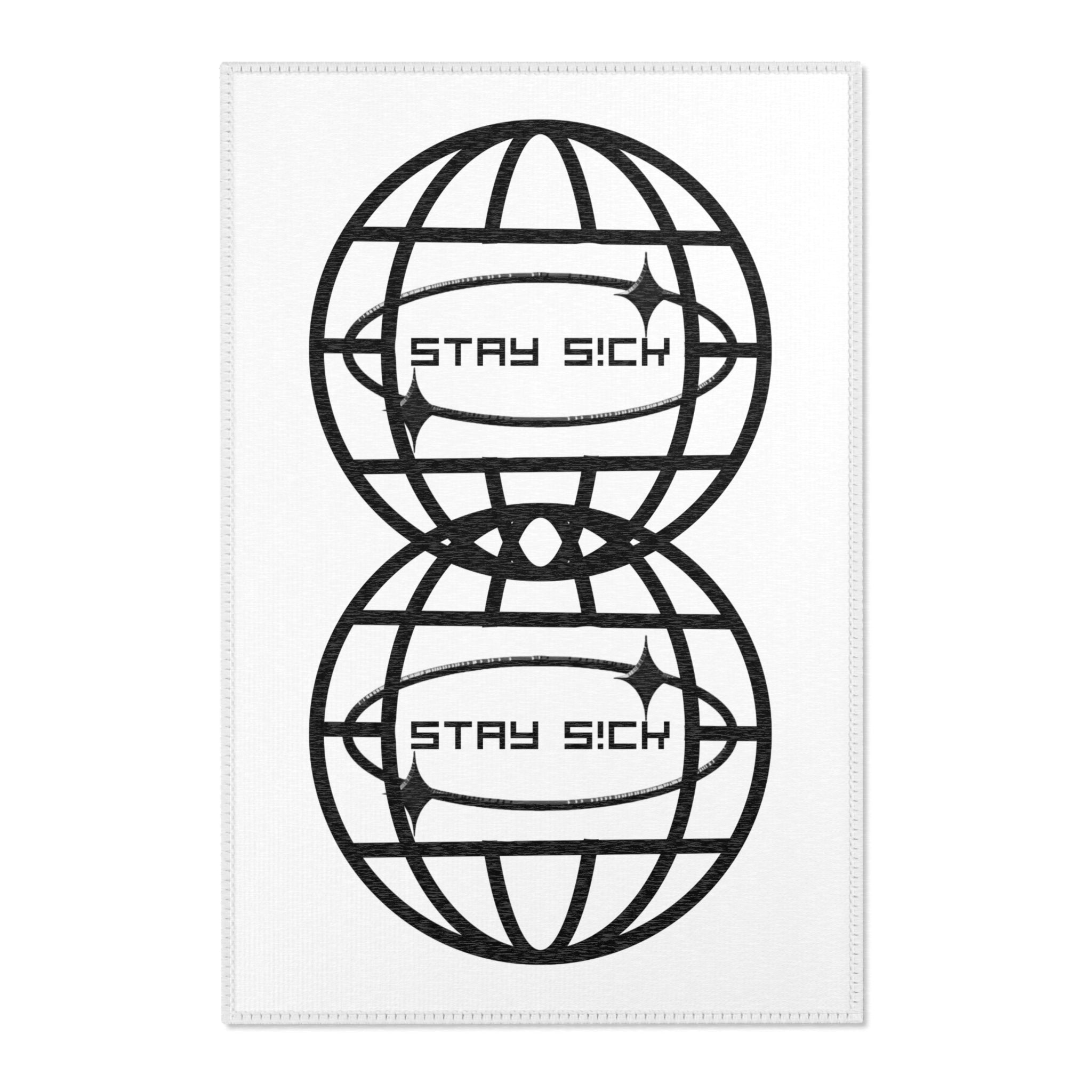 STAY S!CK Worldwide Area Rug
