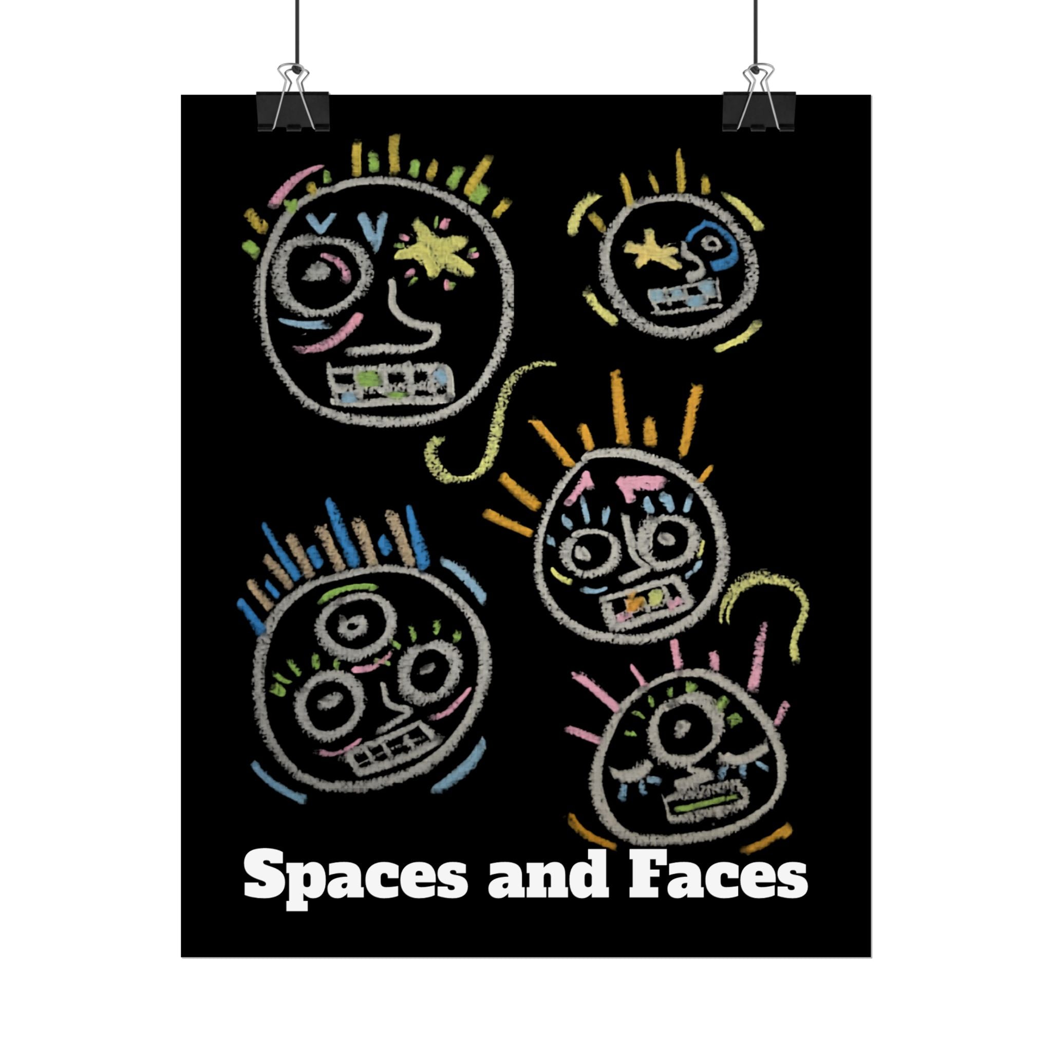 “Spaces and Faces” Poster