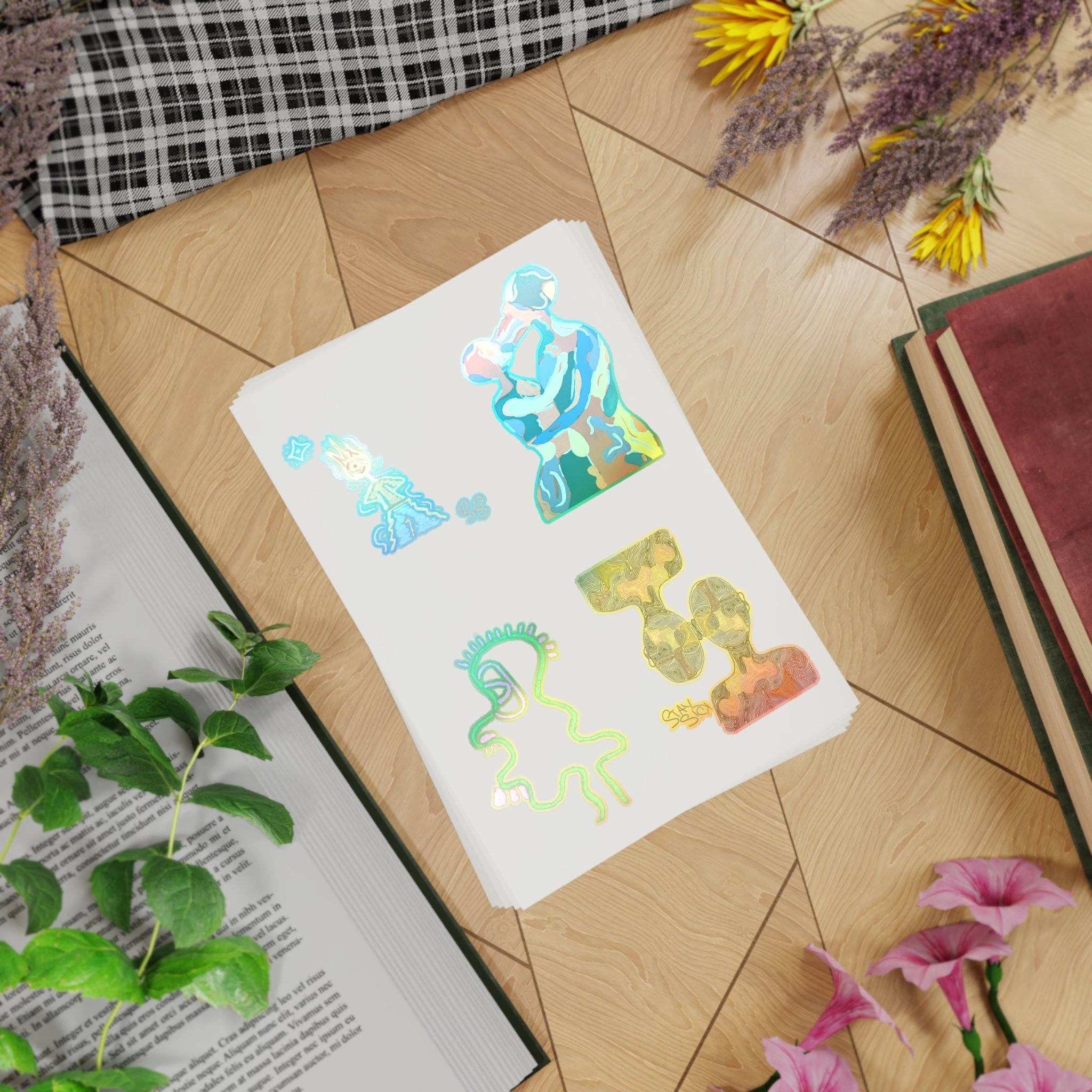 Sticker Sheet Bundle, 5pcs